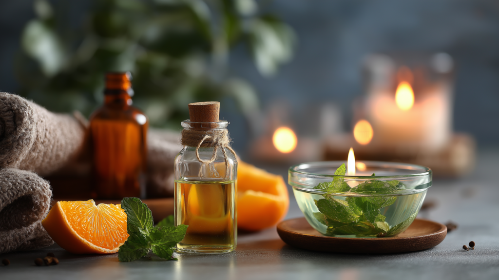 ben natural spa arrangement with citrus and mint elements relax b8ccd4f7 2576 4c4c 8971 7785a16af058