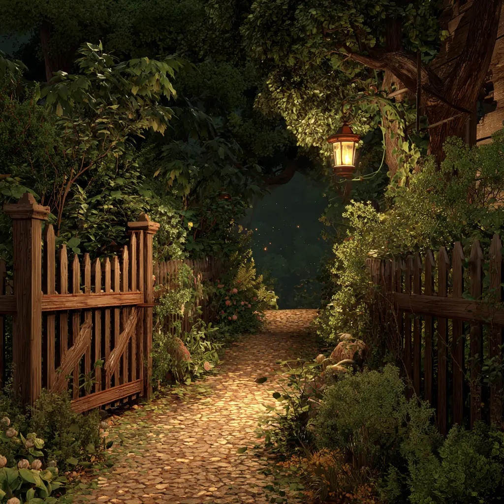 expromt dnb a surprisingly cozy fairytale like path with bushes 7a106cab a6a3 4aca a58e da88022fc631