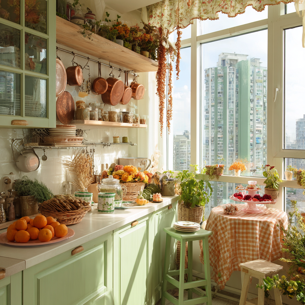 homeymommie a small kitchen full of freshness with soft macar 983670b9 47fc 4d66 8e10 3245816d751f 3