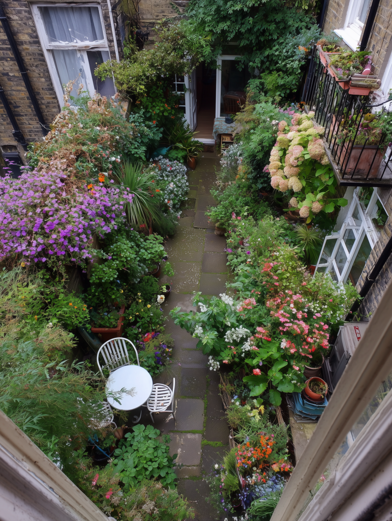 omar 30246 a small narrow garden in the back of an english town f280069a 5372 4912 99b1 b195ae749a16
