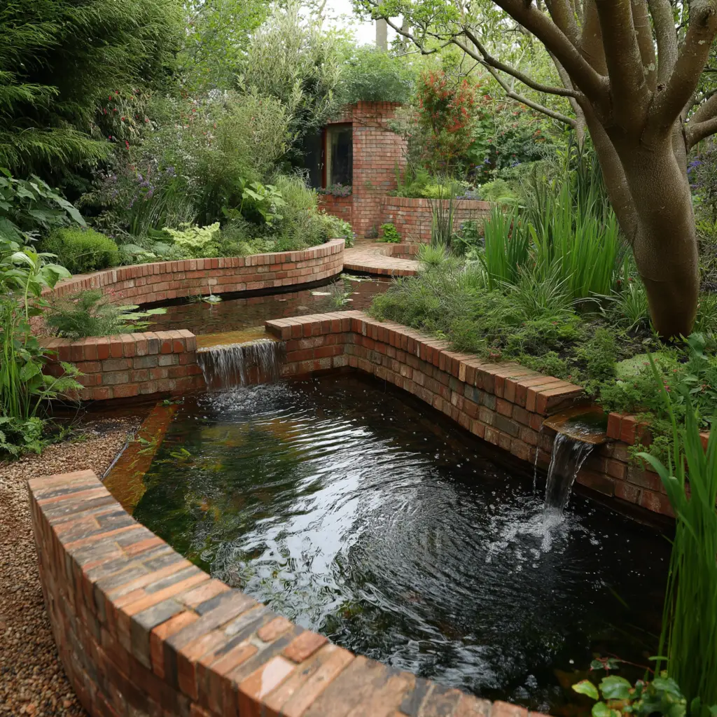 tarquinblackwood a raised brick bog pond cascading into another 82c992c8 114f 4d01 ba2e 6126b4fc27ba