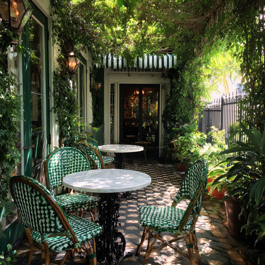 vntgmrktng beautiful small closed in back patio of speak easy. cd182750 6386 400c 91a0 2f028daacff4