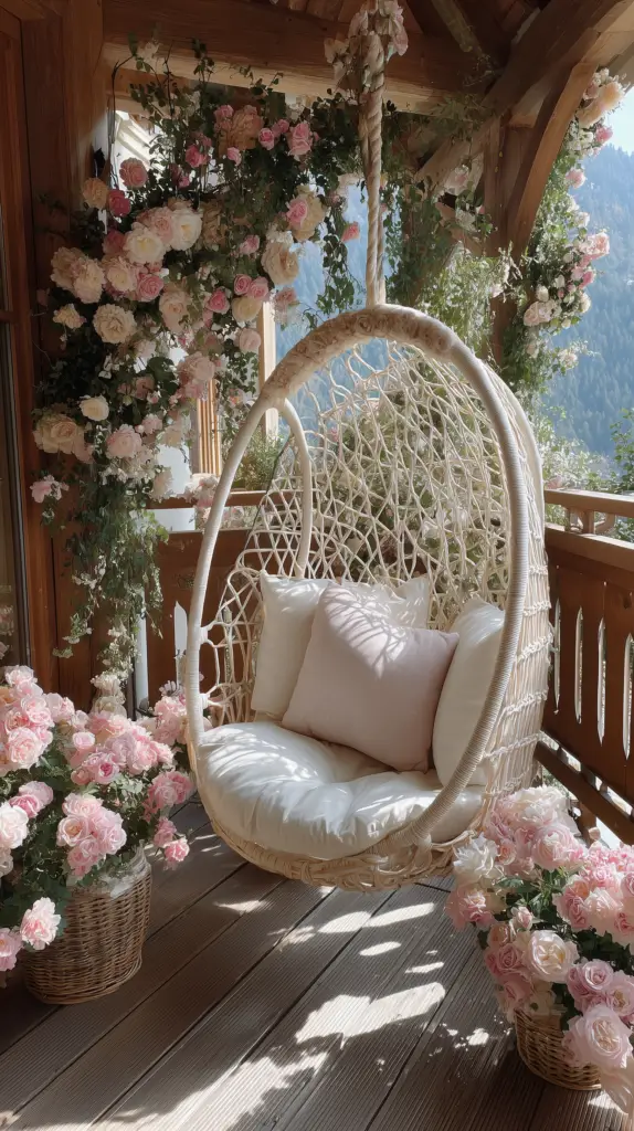 your.hysteric photo of the elegant hanging chair made of flower 1d4f8ae8 6470 48ac 94df 9e090f5aa847